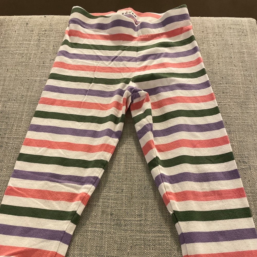 Mini Boden Striped Fun Leggings Size 9-10Y